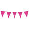 Hot Pink Giant Outdoor Plastic Bunting - 10m