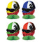 Jockey Helmet Centrepieces - Assorted Designs - 11.4cm - Pack of 4