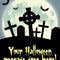 Haunted Graveyard Personalised Poster - A3