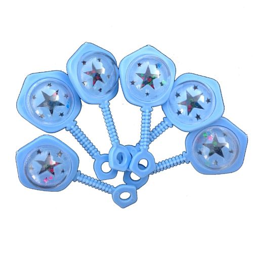 Blue Baby Rattles Favours- Pack of 6