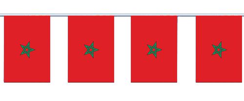 Morocco Flag Interior Bunting - 2.4m