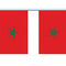 Morocco Flag Interior Bunting - 2.4m