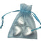 Favour Bag with 3 Chocolates- Pale Blue - Pack of 10
