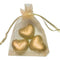 Favour Bag with 3 Chocolates- Gold - Pack of 10