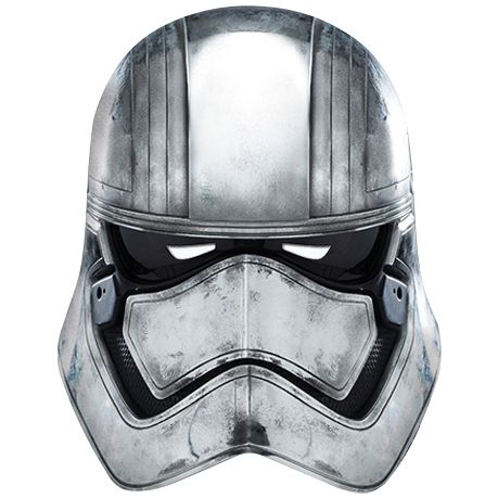 Star Wars The Force Awakens Captain Phasma Card Mask