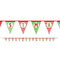 Merry Christmas Pattern Paper Flag Bunting - 4.25m