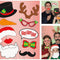 Ho Ho Ho Christmas Photo Props - Pack of 10
