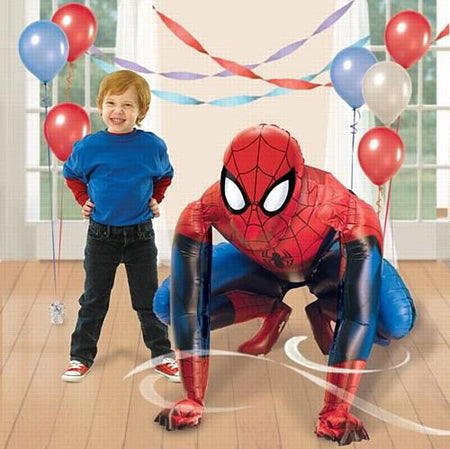 Spider-Man Giant 3D AirWalker Foil Balloon - 91cm