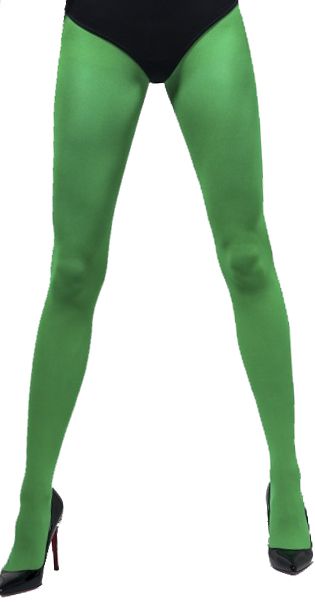 Opaque Green Tights