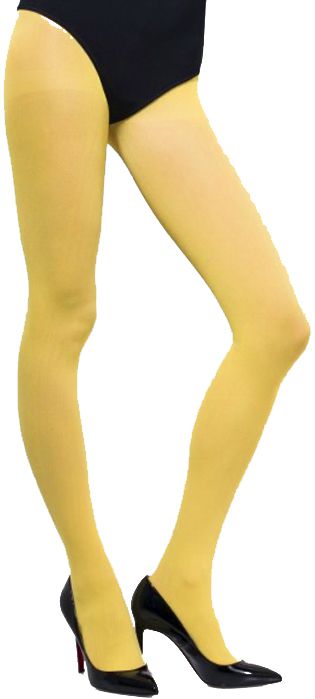 Opaque Yellow Tights