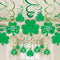 St. Patrick's Day Swirl Decorations - Pack of 30