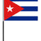 Cuban Cloth Table Flag - 4