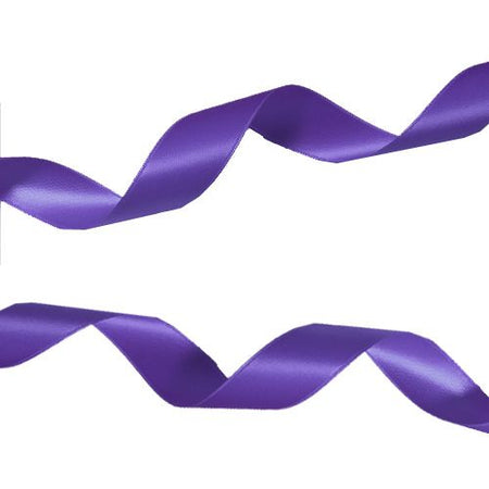 25mm Purple Satin Ribbon- Per Metre