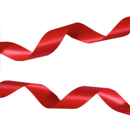 25mm Red Satin Ribbon- Per Metre