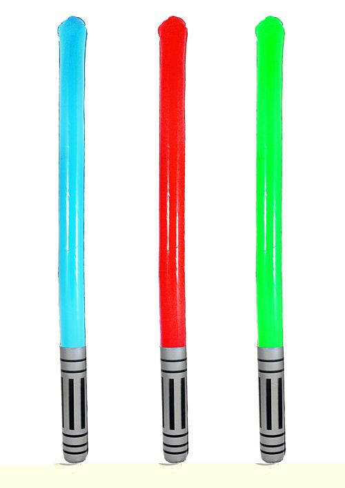 Inflatable Lightsaber - Assorted Colours - 90cm - Each