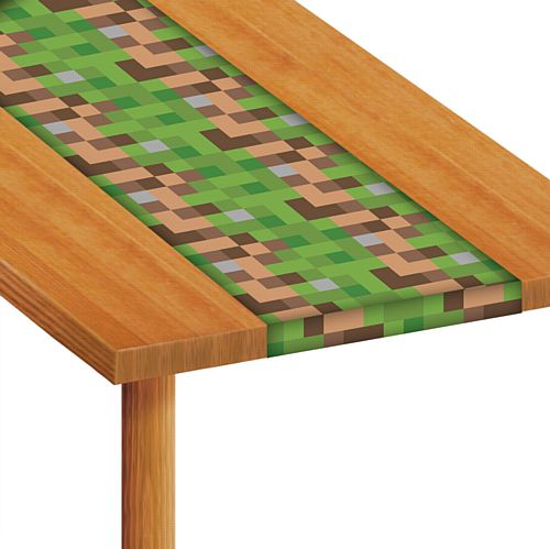 Pixel Blocks Paper Table Runner - 1.2m