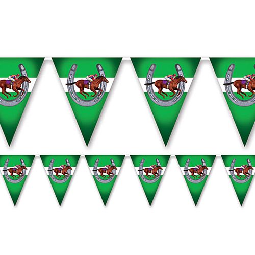 Horse Racing Pennant Bunting - All Weather - 3.66m