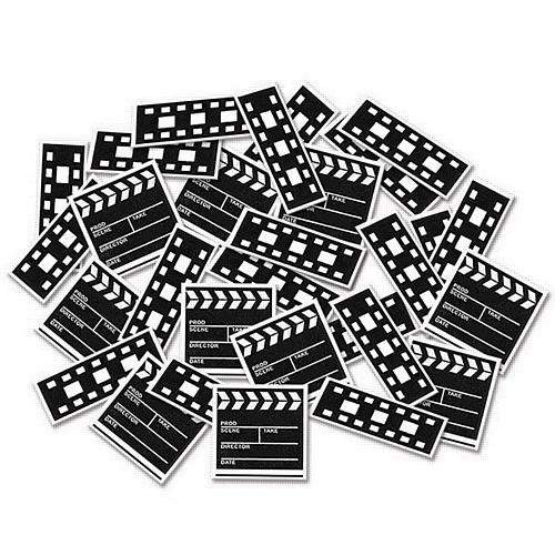 Clapperboard and Filmstrip Confetti - 14g