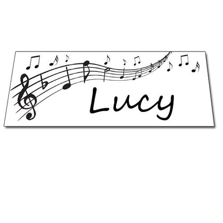 Musical Notes Placecards- Pack of 8