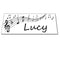 Musical Notes Placecards- Pack of 8