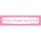 Mother's Day Flowers Personalised Banner - 1.2m