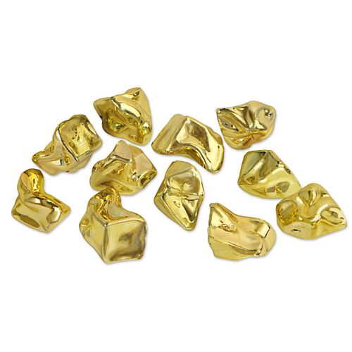 Plastic Gold Nugget Table Decorations - 30g