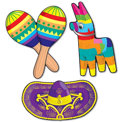 Fiesta Cutouts - 44.5cm - Pack of 3