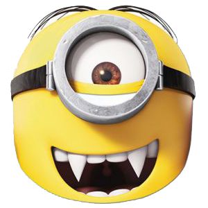 Minion Gone Batty Card Mask