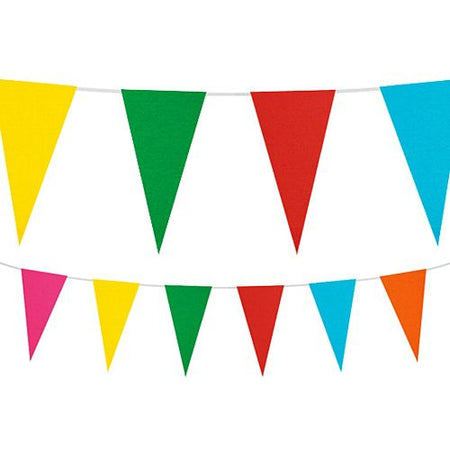 Multicolour Paper Bunting - 10m (32ft)