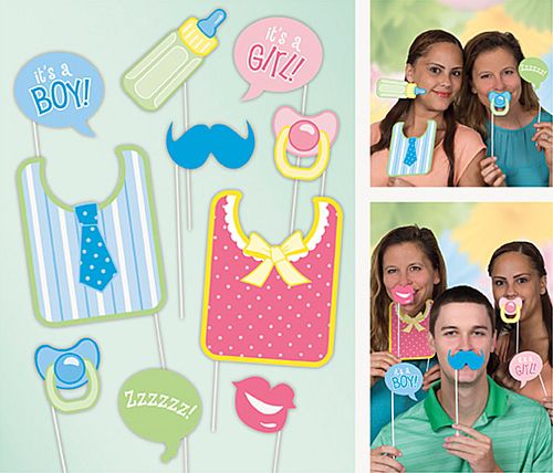Baby Shower Photo Props - Pack of 10