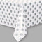 Silver Dots Plastic Tablecloth - Each