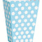Pastel Powder Blue Dots Treat Boxes - Pack of 8