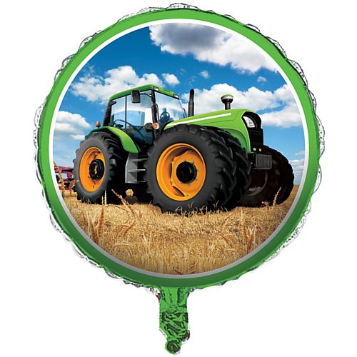 Tractor Time Foil Balloon - 18"
