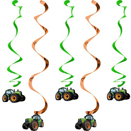 Tractor Time Dizzy Danglers - 91cm - Pack of 5