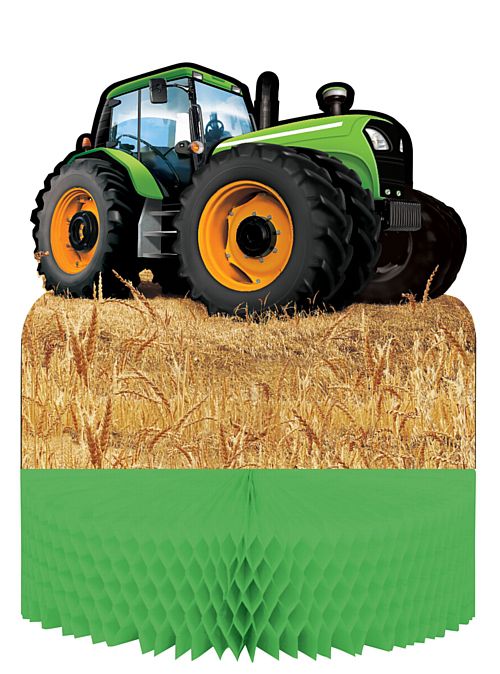 Tractor Time Honeycomb Centrepiece - 12" - Each