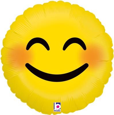 Emoji Smiley Foil Balloon - 18"