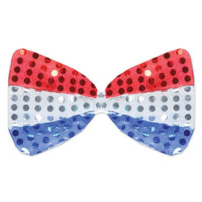 Gleam 'N Glitz Patriotc Bow Tie - Each