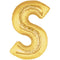 Gold Letter S Foil Balloon - 40