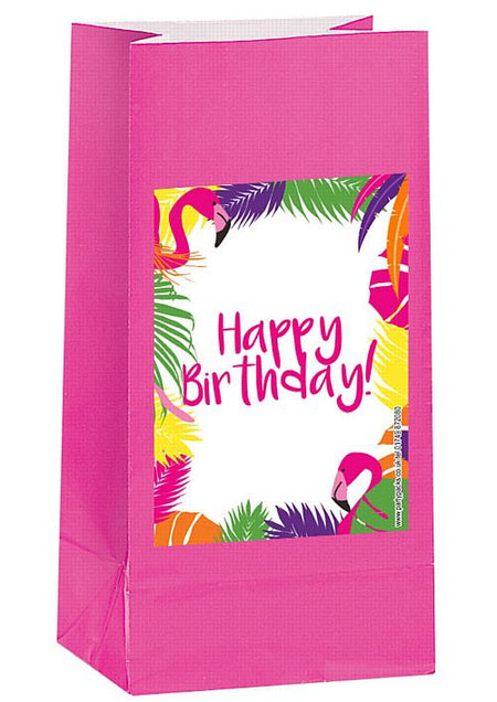 Tropical Flamingo Party Bag Kit - Pack of 12