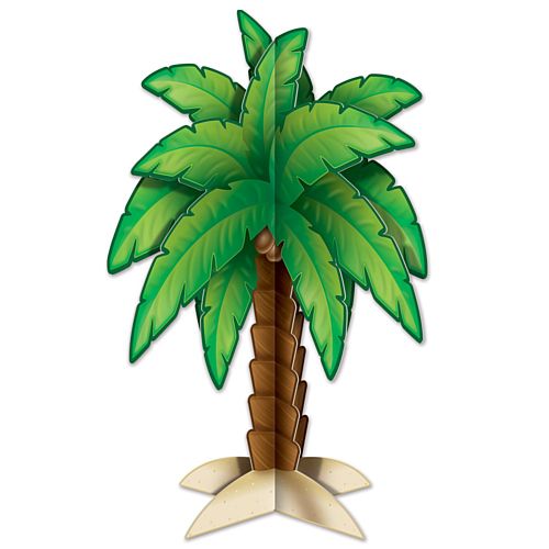 3D Palm Tree Centrepiece - 29.8cm