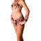 Carnival Purple Peacock Babe Cardboard Cutout - 1.94m