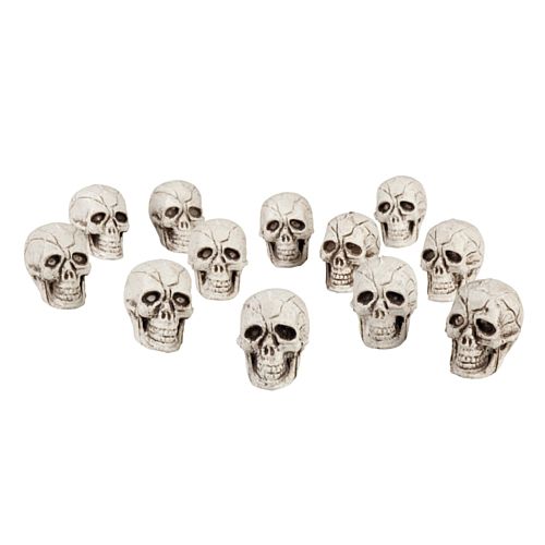 Mini Skull Props - 4cm - Pack of 12