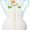 Holiday Snowman Honeycomb Centrepiece - 30.4cm