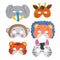 Assorted Jungle Foam Animal Masks - Box of 288