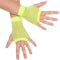 Neon Yellow Fingerless Gloves
