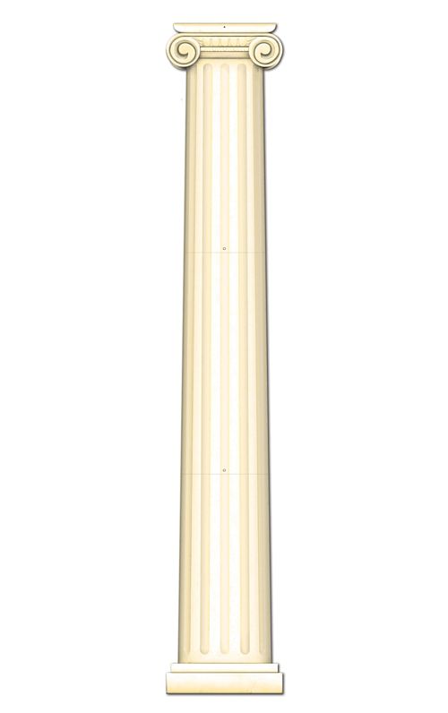 Giant Column Pull-Down Jointed Cutout Wall Decoration - 1.82m – Party Packs