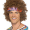 Hippy Afro Wig With Headscarf