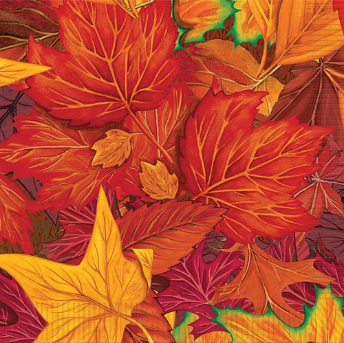 Autumn Leaf Luncheon Napkins - 2-ply - 32.4cm - Pack of 16