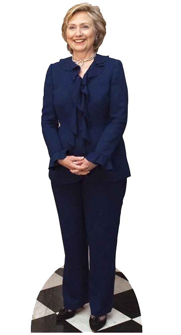 Hillary Clinton Cardboard Cutout - 1.83m