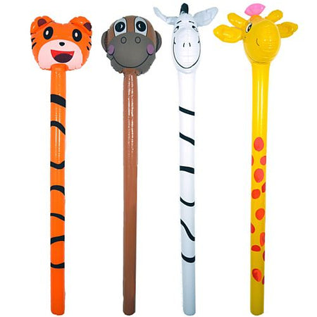 Inflatable Jungle Hobby Horse - 1.18m - Priced Individually
